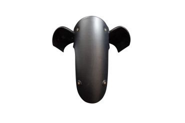 Carbon Front Fender for Triumph Scrambler 1200 2019- Carbon+Fibreglass | Plain Weave | Matt