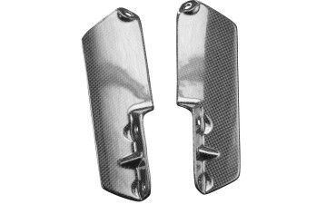 Carbon Fork Cover for Triumph Speed Triple 1200 RS 2021- 100% Carbon | Plain Weave | Glossy