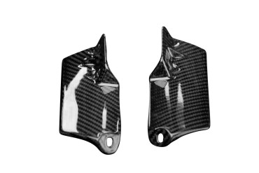 Carenado de horquilla Carbono por Triumph Speed Triple 1200 RS 2021- Carbono+Fibra de Vidrio | Patron Sencillo | Opaco
