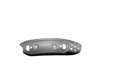 Escudo térmico Carbono por Ducati Scrambler 2018- 100% Carbono | Patron Enlazado | Opaco