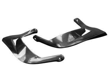 Protection des mains Carbone pour Aprilia Dorsoduro 1200 100% Carbone | Toile Sergé | Brillant