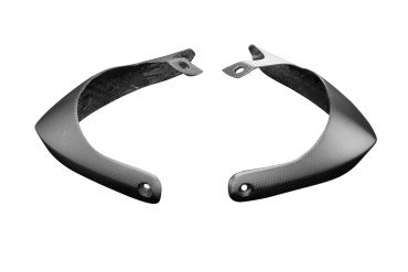 Protection des mains Carbone pour Aprilia SMV 750 Dorsoduro 100% Carbone | Toile Contraignant | Mat