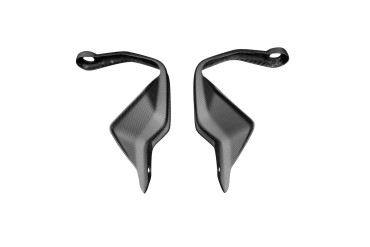 Carbon Handschützer für BMW R Nine T /Pure / Scrambler 2016- / Urban G/S 2017- Carbon+Fiberglas | Leinwand | Matt