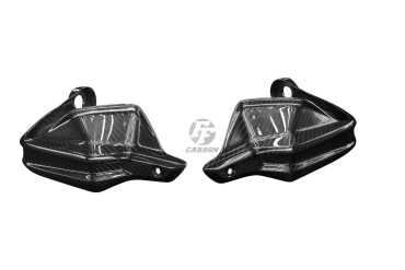 Protection des mains Carbone pour BMW S1000XR 2014-2019 Carbone+Fibre de Verre | Toile Sergé | Brillant