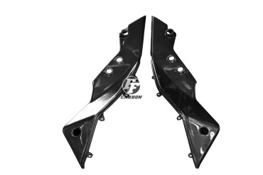Carenado lateral trasero inferior Carbono por KTM 1290 Super Adventure 2014- Carbono+Fibra de Vidrio | Patron Sencillo | Brillante