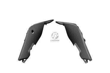 Carenado lateral trasero Carbono por Aprilia RSV4 2009-2020 / Tuono V4 Factory 2016-2020 Carbono+Fibra de Vidrio | Patron Sencillo | Opaco