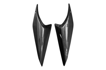 Carbon Rear Side Fairing for Ducati Monster 937 2021- Carbon+Fibreglass | Plain Weave | Glossy
