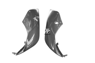Carenado lateral trasero Carbono por Ducati Panigale 899 / 1199 Carbono+Fibra de Vidrio | Patron Sencillo | Brillante