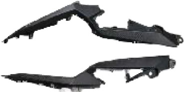 Carénage latéral arrière Carbone pour Honda CBR 400 R 2022- 