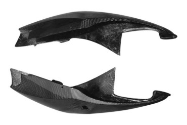 Carbon Rear Side Fairing for Suzuki GSX-R 1000 2005-2006 Carbon+Fibreglass | Plain Weave | Glossy