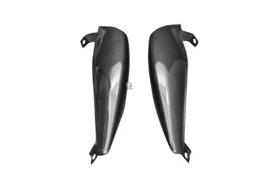 Carenado lateral trasero Carbono por Triumph Street Triple 2007-2012 100% Carbono | Patron Sencillo | Brillante