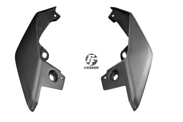 Carbon Rear Side Fairing for Yamaha MT-09 2017- Carbon+Fibreglass | Plain Weave | Matt