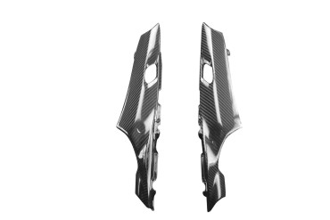 Carénage latéral arrière Carbone pour Yamaha MT 09 2021- Carbone+Fibre de Verre | Toile Sergé | Brillant