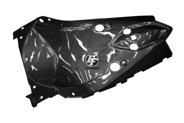 Carbon Underseat for Kawasaki Z750 2007-2012 Carbon+Fibreglass | Twill Weave | Glossy