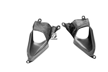 Carbon Rear Air Intake for Ducati Panigale 899 / 1199 Carbon+Fibreglass | Plain Weave | Matt