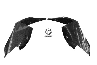 Carenado lateral (trasero) Carbono por BMW S 1000 RR 2019- / M 1000 RR 2021- Carbono+Fibra de Vidrio | Patron Sencillo | Brillante