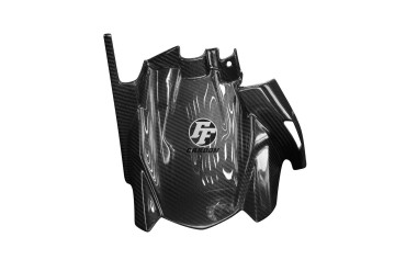 Guardafango posterior Carbono por Kawasaki Ninja 650 Carbono+Fibra de Vidrio | Patron Enlazado | Brillante