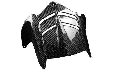 parafango posteriore Carbonio per Kawasaki ZX-6R 2019- Carbonio+Fibra di Vetro | Spigato | Brillante
