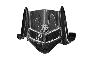 parafango posteriore Carbonio per Kawasaki ZX-6R 2019- Carbonio+Fibra di Vetro | Tela | Brillante