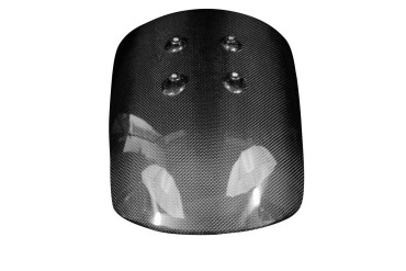 Garde boue arrière Carbone pour Triumph Rocket 3 GT /R 2020- Carbone+Fibre de Verre | Toile Contraignant | Brillant