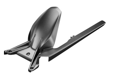 parafango posteriore con paracatena Carbonio per KTM 1290 Super Duke R 2020- Carbonio+Fibra di Vetro | Spigato | Opaco