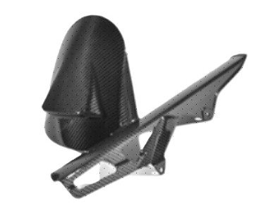 Guardafango posterior + Guarda Cadena Carbono por Suzuki GSX-R 1000 2017- 
