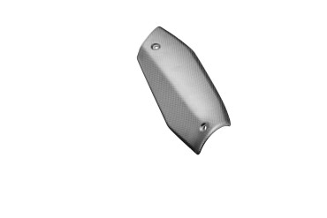 Carbon Heat Shield for KTM 690 SMC/R, Enduro, Rally 2012-2018 Carbon+Fibreglass | Plain Weave | Matt