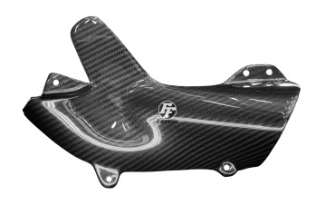 Carbon Hitzeschutz für Kawasaki ZX-10R 2006-2007 Carbon+Fiberglas | Köper | Glossy