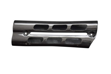 Escudo térmico Carbono por Triumph Scrambler 1200 XC/XE 100% Carbono | Patron Sencillo | Brillante