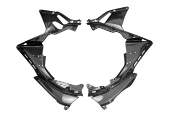 Carbon Innere Seitenverkleidung für Aprilia RSV4 2021- / RSV4 Factory 2021- Carbon+Fiberglas | Leinwand | Glossy