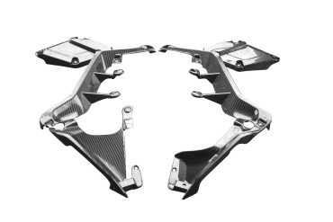 Carbon Innere Seitenverkleidung für Honda CBR 650 R 2019- Carbon+Fiberglas | Köper | Glossy