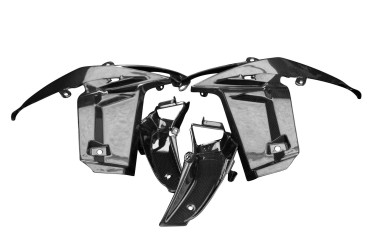 Carenado lateral interior Carbono por KTM 1290 Super Adventure 2017-2020 Carbono+Fibra de Vidrio | Patron Sencillo | Brillante