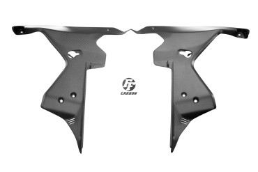 Pannello laterale interno Carbonio per KTM 1290 Super Duke GT 2016-2018 Carbonio+Fibra di Vetro | Spigato | Opaco