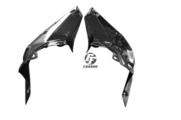 Carbon Inner Side Fairing for KTM Duke 125/390 2017- Carbon+Fibreglass | Plain Weave | Glossy