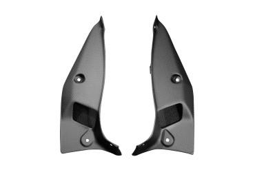 Carenado lateral interior Carbono por Kawasaki Z900 2020- Carbono+Fibra de Vidrio | Patron Sencillo | Opaco