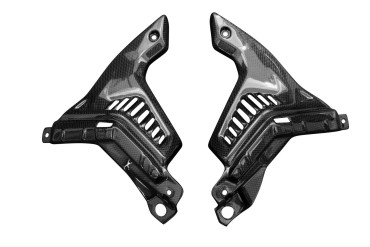 Carenado lateral interior Carbono por Yamaha Ténéré 700 100% Carbono | Patron Sencillo | Brillante