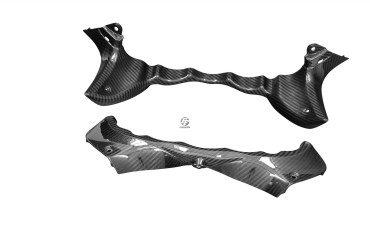 Carénage du compteur Carbone pour Suzuki GSX-R 1300 Hayabusa 2008-2015 Carbone+Fibre de Verre | Toile Sergé | Brillant
