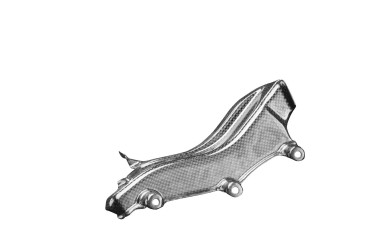 Copertura del cavo Carbonio per Ducati Xdiavel 2016-/ Diavel 2019- 100% Carbonio | Tela | Opaco