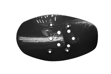 Support de plaque d´immatriculation Carbone pour Ducati Diavel 1260/1260S 2019-2020 100% Carbone | Toile Contraignant | Brillant