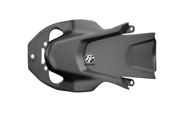 porta targa Carbonio per Ducati Multistrada 1200 2015-2017 / 1200S Touring Carbonio+Fibra di Vetro | Tela | Opaco