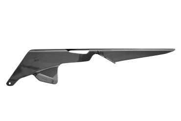 Carbon Rear Chain Guard for Kawasaki Ninja H2 SX Carbon+Fibreglass | Plain Weave | Glossy