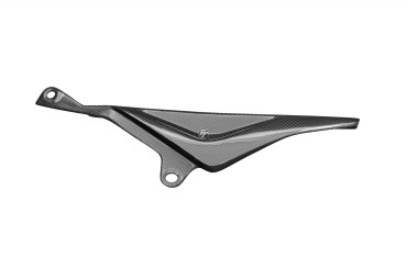 Carbon Chain Guard (Upper Unit) for Aprilia RSV 1000R 2004-2009 / Tuono 2006-2009 Carbon+Fibreglass | Plain Weave | Glossy