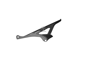 Carbon Chain Guard (Upper Unit) for Aprilia RSV 4 2009-2020 / Tuono V4R 2015-2020 Carbon+Fibreglass | Twill Weave | Glossy