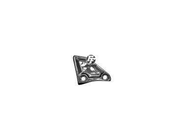 Carbon Chain Guard (Lower Unit) for KTM 1290 Super Adventure 2014-2020 Carbon+Fibreglass | Plain Weave | Glossy