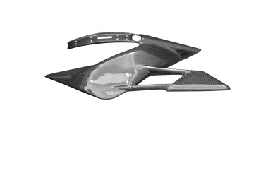 Paracatena inferiore Carbonio per MV Agusta F4 1000 2010- / Brutale 920 / 990 / 1090 Carbonio+Fibra di Vetro | Tela | Brillante