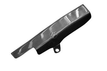 Guarda Cadena (parte frontal) Carbono por Ducati Monster S2R 1000 / S4R / S4Rs 100% Carbono | Patron Sencillo | Brillante