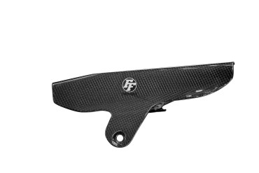 Guarda Cadena (parte frontal) Carbono por Ducati Monster S2R 1000 / S4R / S4Rs Carbono+Fibra de Vidrio | Patron Enlazado | Brillante