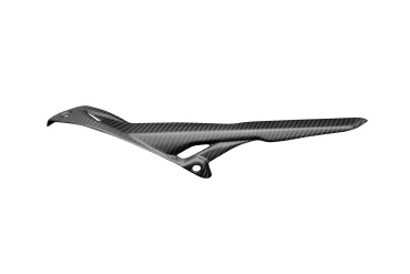 Carbon Chain Guard for Ducati Monster 937 2021- Carbon+Fibreglass | Twill Weave | Matt