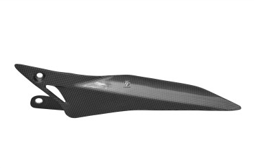 Guarda Cadena Carbono por Ducati Multistrada 1200 / 1200S 2010-2014 Carbono+Fibra de Vidrio | Patron Sencillo | Brillante