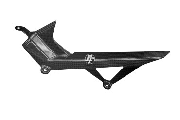 paracatena Carbonio per Ducati Multistrada 950 / 950 Enduro / 1200 Enduro / V2 2022- Carbonio+Fibra di Vetro | Tela | Brillante